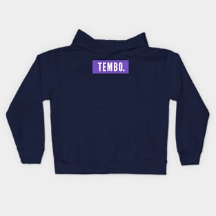 purple TEMBO logo Kids Hoodie